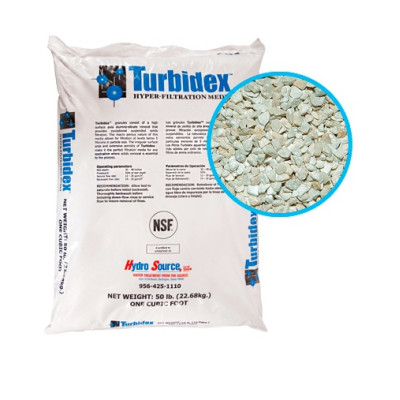 Hyperfiltračná hmota, prírodný zeolit Turbidex | 28,3 l/22,7 kg/vrece